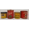 Image 3 : LOT OF 4 - MISC TOBACCO TINS - INCL BLACK CAT & UNION LEADER, ETC.