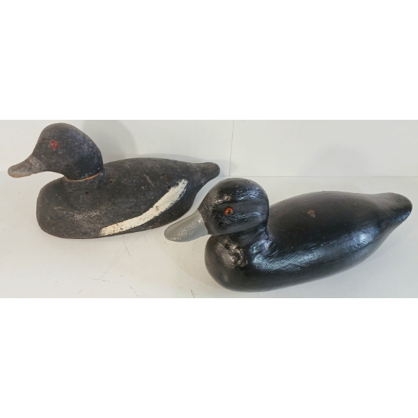 LOT OF 2 - RED EYED DECOY DUCKS