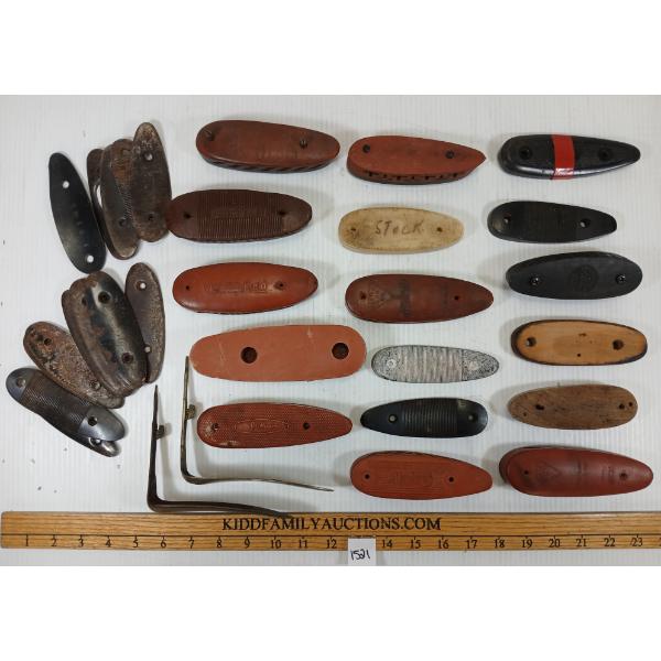 QTY OF BUTT PLATES & PADS