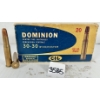 Image 1 : AMMO: 20X CIL .30-30 WIN - 150 GR PNEUMATIC HP