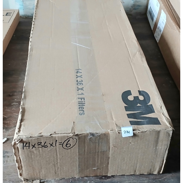 LOT OF 6 - 14 X 36 X 1IN AIR FILTERS