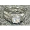 Image 1 : ROUND CUT DIAMOND RING - ADJUSTABLE