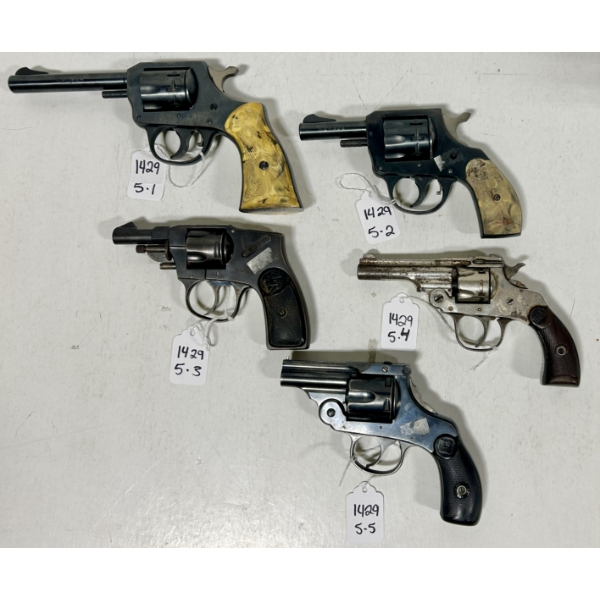 LOT OF 5 - PROHIBITED HANDGUNS