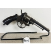 Image 3 : UNKNOWN BELGIAN PINFIRE REVOLVER IN 9 MM PINFIRE - ANTIQUE NO PAL REQD
