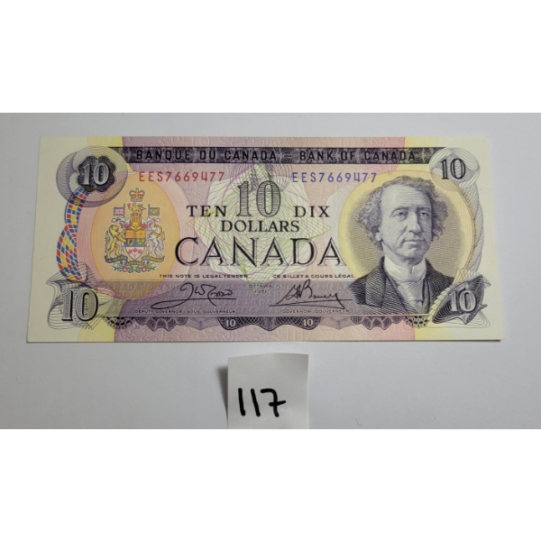 1971 CDN $10 BANKNOTE