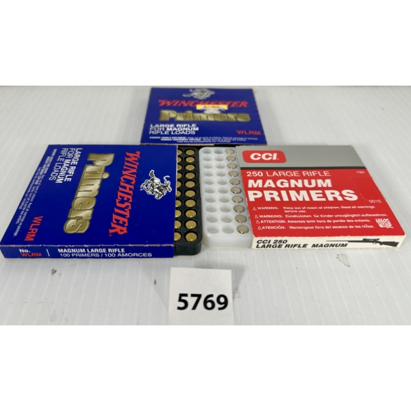 PRIMERS: 280X WIN & CCI LARGE RIFLE MAGNUM