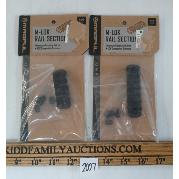 LOT OF 2 - MAGPUL M-LOK RAIL SECTIONS