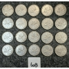 Image 1 : LOT OF 20 - 1968 CDN 25 CENT COINS