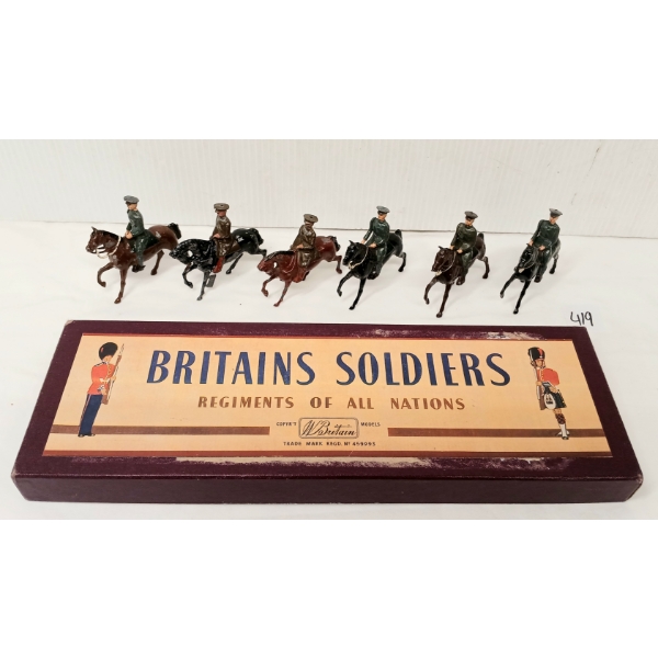 BRITAINS SOLDIERS LEAD FIGURES - NO. 229 U.S. CAVALRY