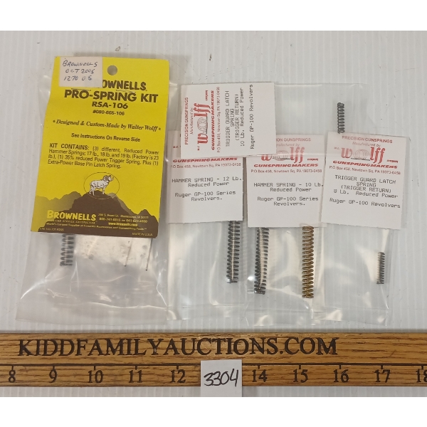 QTY OF RUGER REVOLVER SPRING KITS