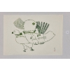 Image 6 : "FAMILY OF BIRDS" BY PUDLO PUDLAT - STONECUT STENCIL ON PAPER