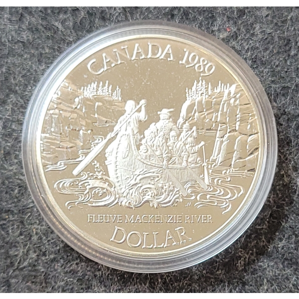1989 RCM SILVER DOLLAR COIN