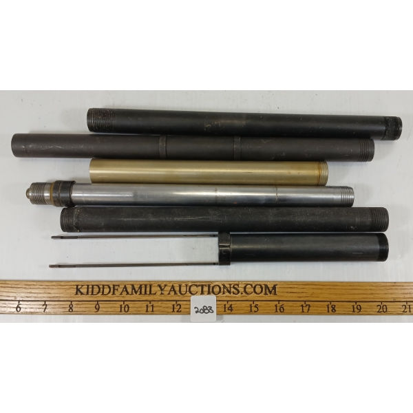 LOT OF 6 - MAGAZINE TUBES & ACTION BAR - INCL BROWNING