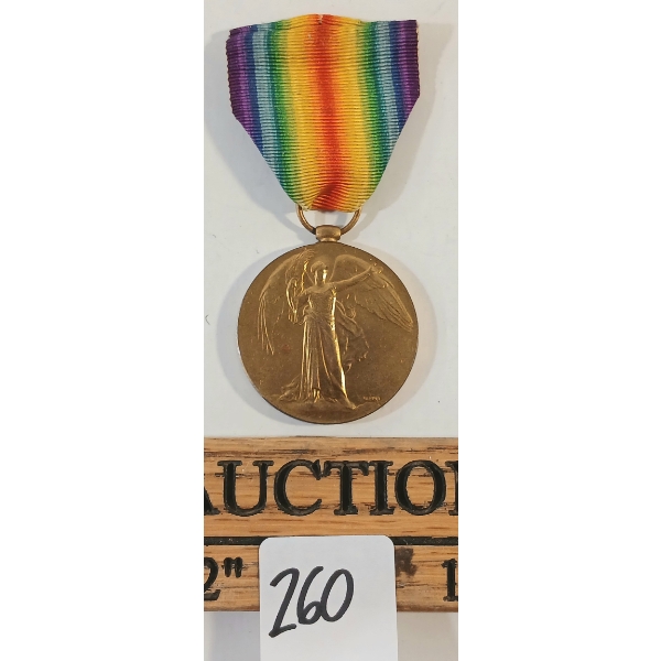 WWI VICTORY MEDAL - CAPT. W.C. RICARDO.
