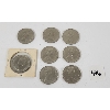 Image 1 : LOT OF 8 - CDN $1 COINS - INCL 1968 & 1969, ETC.