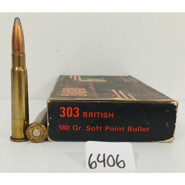 AMMO: 20X MACLEOD .303 BRIT - 180 GR. SP