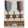 Image 1 : LOT OF 3 - 1939-1945 STAR MEDALS