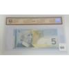 Image 1 : 2006 CDN $5 BANKNOTE - BCS GRADED - 3 DIGIT RADAR