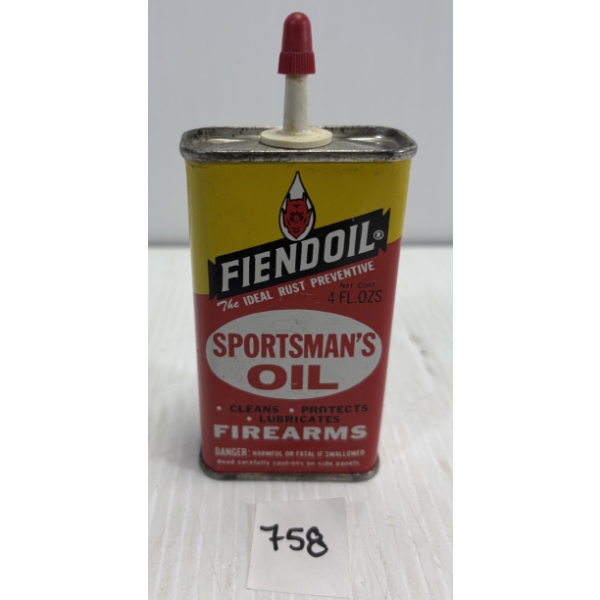 FIENDOIL 4 OZ COLLECTIBLE TIN W/ CONTENTS