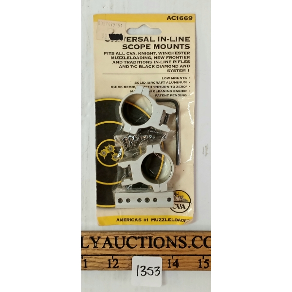 CVA UNIVERSAL IN-LINE SCOPE MOUNTS