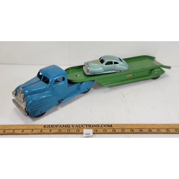 LINCOLN TOYS PRESSED STEEL AUTO-HAULER