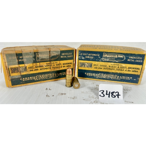 AMMO: 100X CIL .32 ACP 71GR. & 74GR. FMJ 
