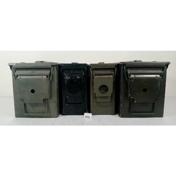 LOT OF 4 - AMMO CRATES