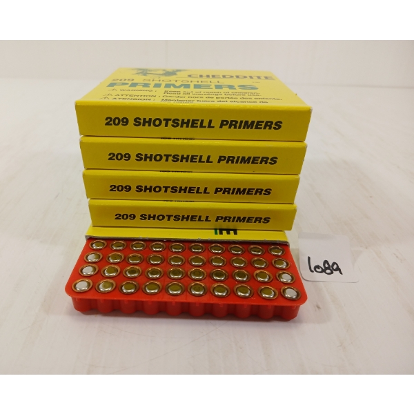 PRIMERS: APPROX 500X CHEDDITE 209 SHOTSHELL PRIMERS