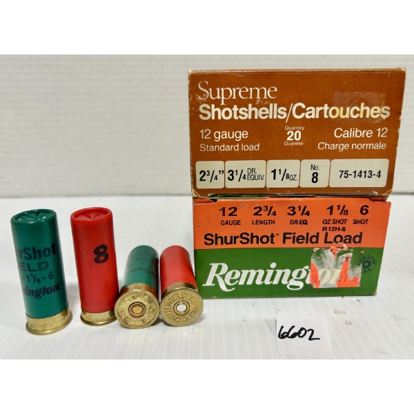 AMMO: 45X 12 GA 2-3/4 IN - #6 & #8
