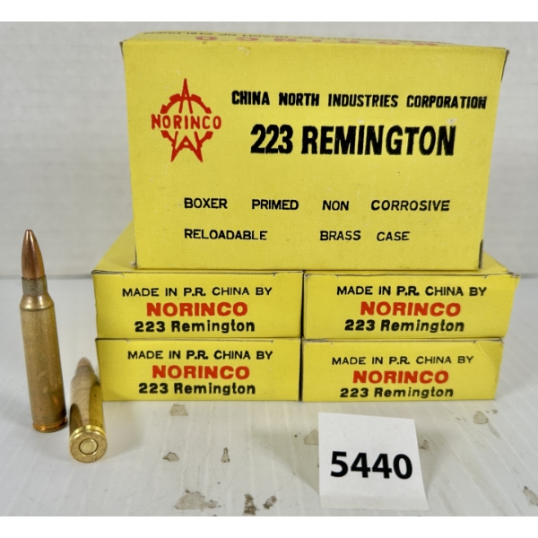 AMMO: 100X NORINCO .223 REM - FMJ
