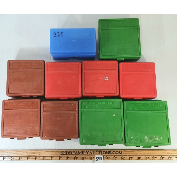 LOT OF 10 - AMMO RELOAD BOXES