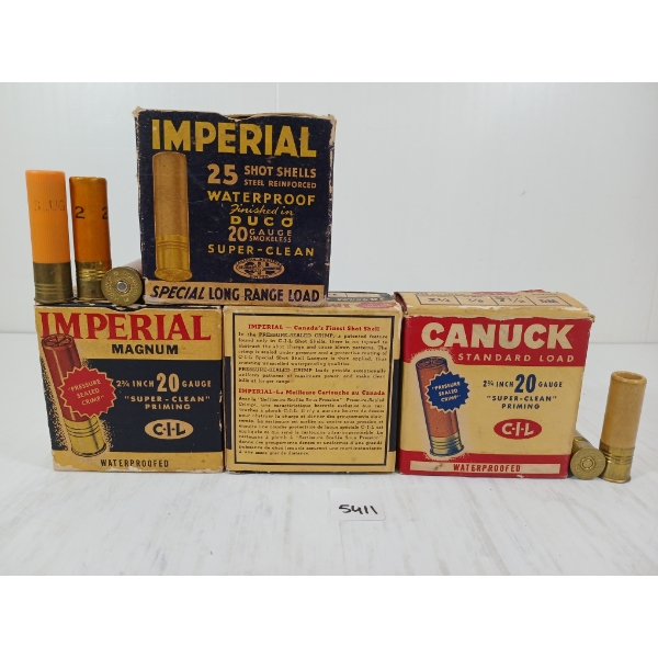 AMMO: 96X MIXED 20GA - 2 3/4IN - #4, 6 & 7 1/2 SHOT - INCL PAPER LABELS
