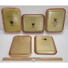 Image 2 : LOT OF 5 - COCA-COLA TRAYS