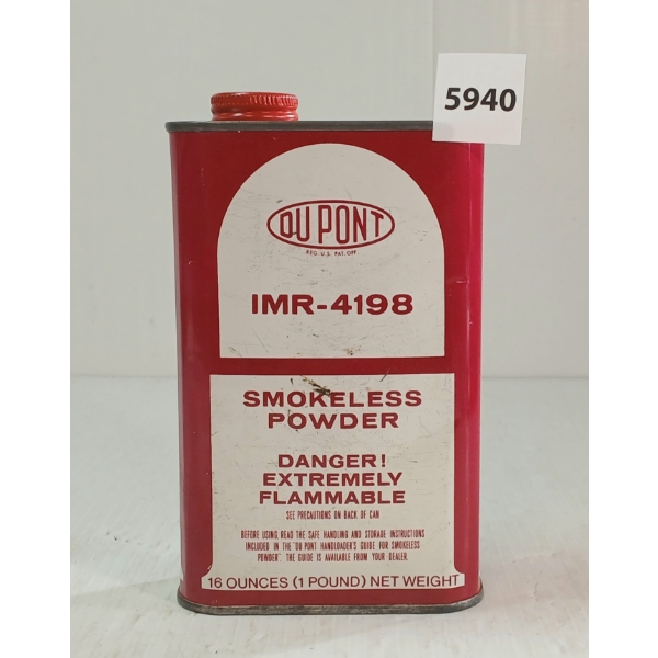 POWDER: DU POINT IMR-4198 - 1LBS - SEALED