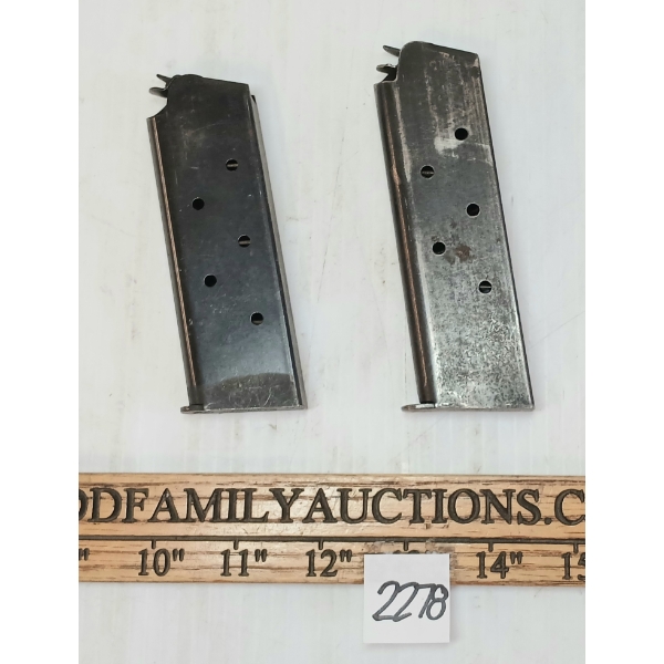 LOT OF 2 - MISC .45AUTO MAGS - PAL REQ.