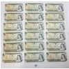 Image 1 : LOT OF 18 - 1973 CDN $1 BANKNOTES
