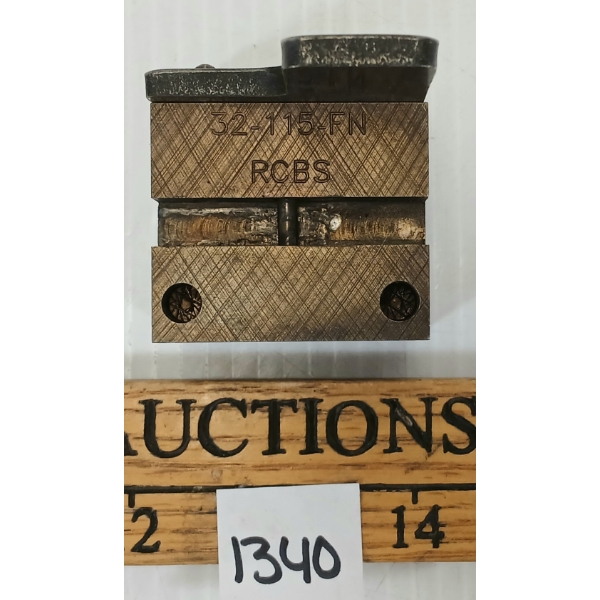 RCBS 2 CAVITY BULLET BLOCK MOULDS - 32-115-FN