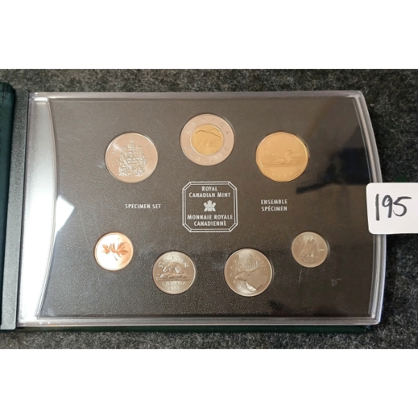 2001 RCM SPECIMEN SET