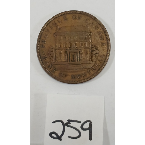 PROVINCE OF CANADA PENNY TOKEN