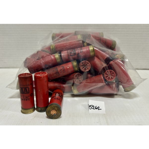 AMMO: APPROX 90X MIXED 12 GA 2-3/4IN - RELOADS & FACTORY