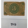 Image 2 : 1863 U.S. FRACTIONAL 3 CENT SHINPLASTER
