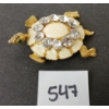 Image 2 : NANCY KATZ RHINESTONE TURTLE HAIR CLIP 