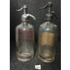 Image 4 : LOT OF 2 - ROWLANDS SODA WATER & TIERNEY'S - CLEAR ACID-ETCHED - SELTZER BOTTLES