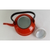 Image 5 : RED ENAMEL TEA KETTLE