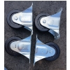 Image 4 : LOT OF 8 - CASTORS & WHEELS - 4IN