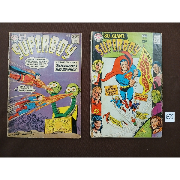 LOT OF 2 - DC COMIC BOOKS - SUPERBOY NO. 89 & 147