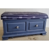 Image 1 : NAUTICAL MOTIF CUSHIONED BLANKET CHEST 