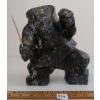 Image 5 : "HUNTER W/ WHIP" BY WAYNE PUQIQNQ - STONE & BONE