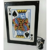 Image 2 : KING OF HEARTS CARD LIGHT UP WALL MOUNT 