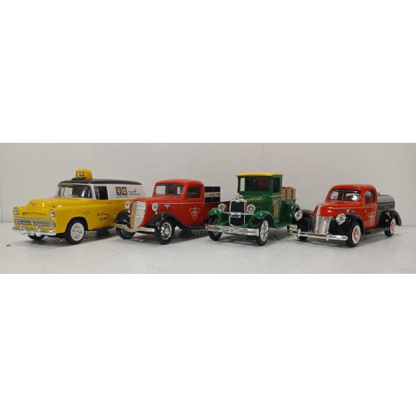 LOT OF 4 - GOLDEN WHEEL / LIBERTY CLASSICS DIECAST MODELS - CANADIAN TIRE & NAPA